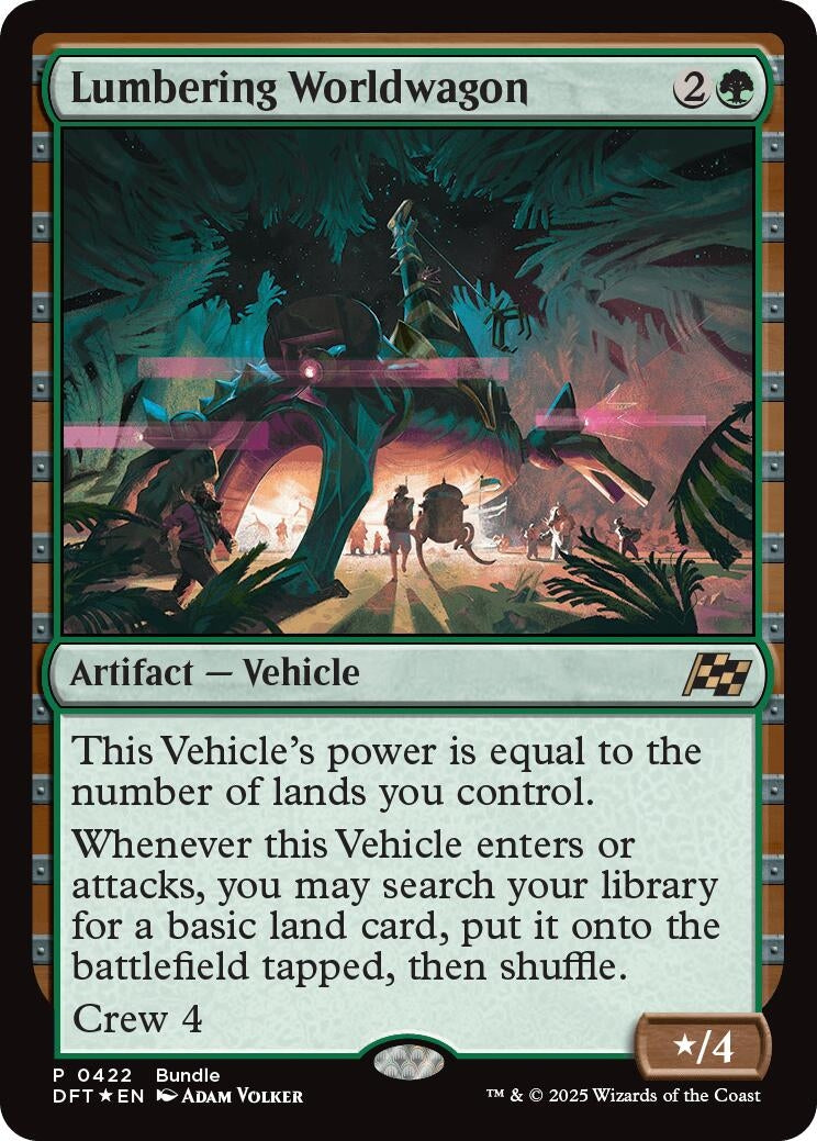 Image for Lumbering Worldwagon (DFT Bundle) (422) (UMP) - Magic: The Gathering