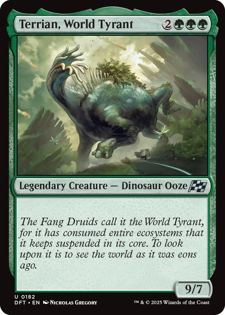 Image for Terrian, World Tyrant (182) (DFT) - Magic: The Gathering