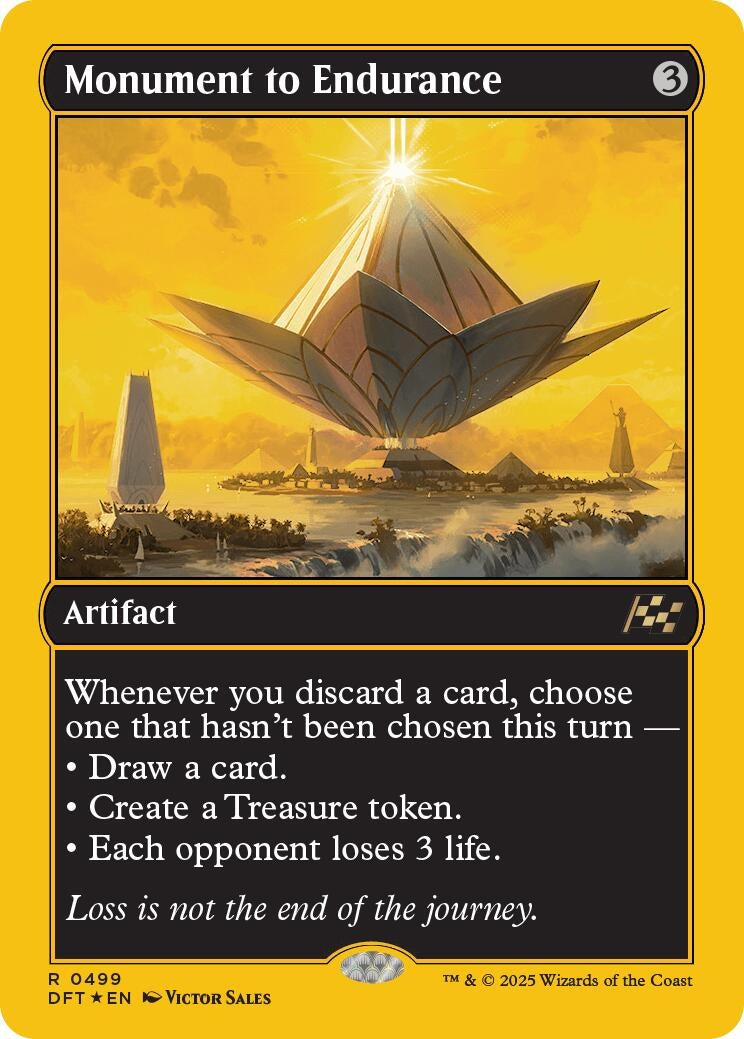 Image for Monument to Endurance (First-Place Foil) (499) (DFT) - Magic: The Gathering