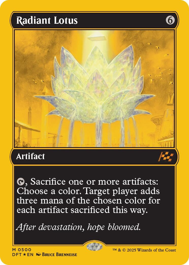 Image for Radiant Lotus (First-Place Foil) (500) (DFT) - Magic: The Gathering