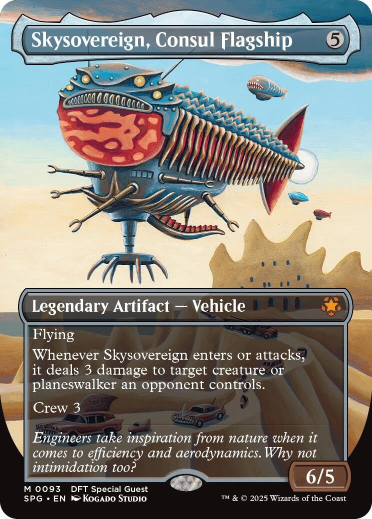 Image for Skysovereign, Consul Flagship (Borderless) (93) (SPG) - Magic: The Gathering