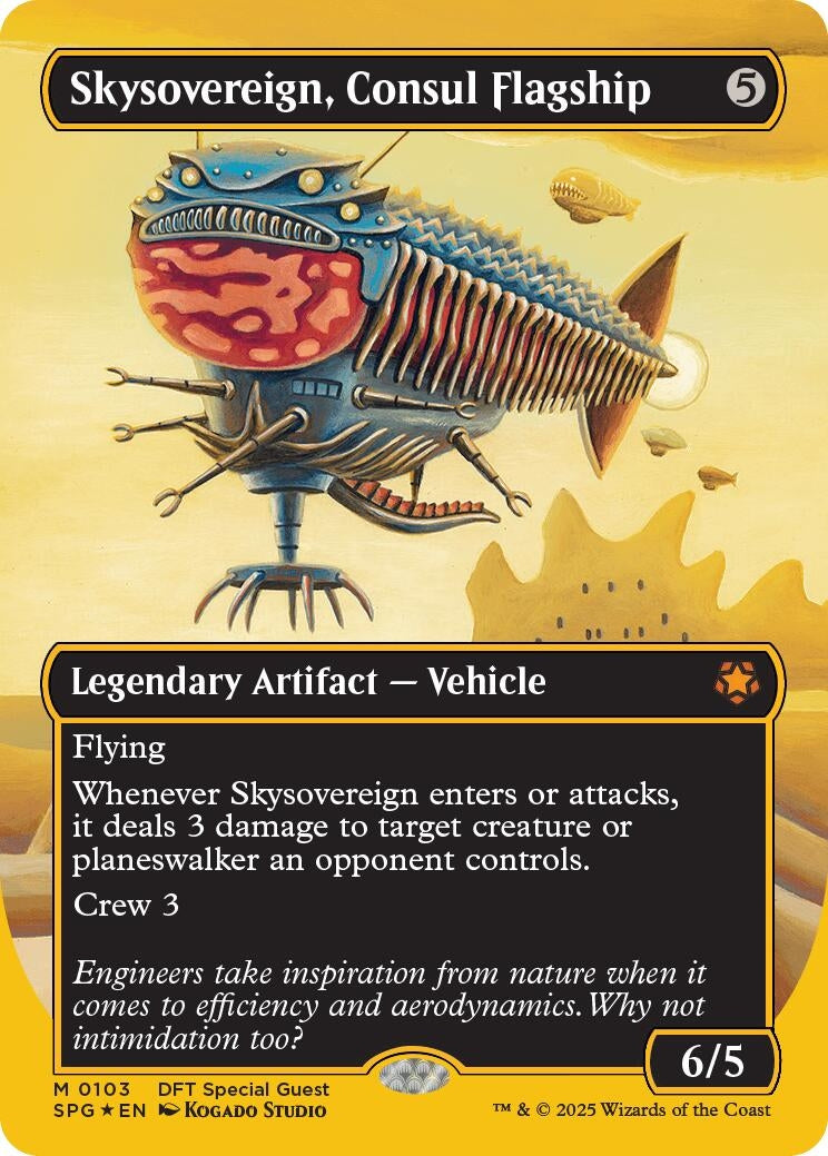 Image for Skysovereign, Consul Flagship (First-Place Foil) (103) (SPG) - Magic: The Gathering