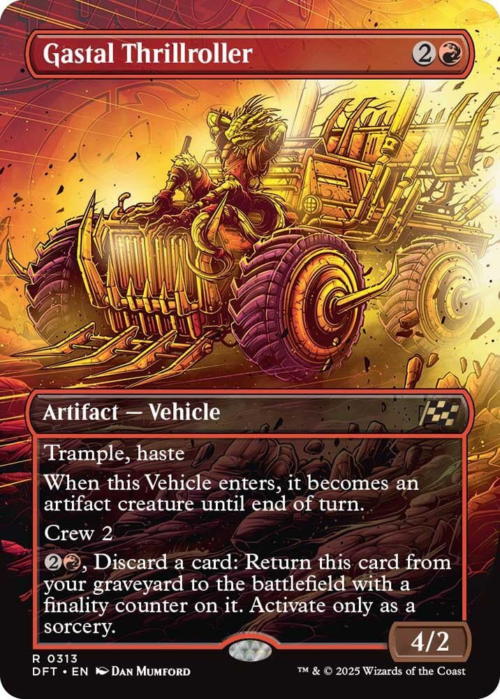 Image for Gastal Thrillroller (Borderless) (313) (DFT) - Magic: The Gathering