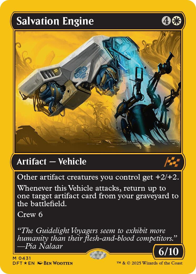 Image for Salvation Engine (First-Place Foil) (431) (DFT) - Magic: The Gathering