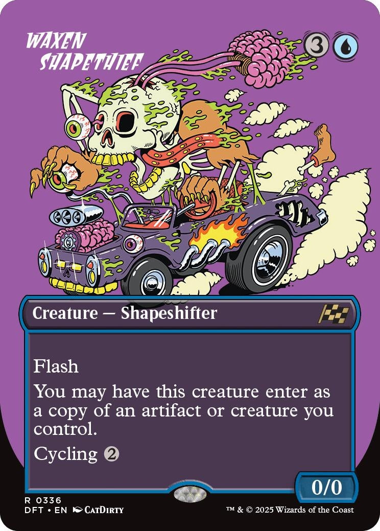 Image for Waxen Shapethief (Borderless) (336) (DFT) - Magic: The Gathering