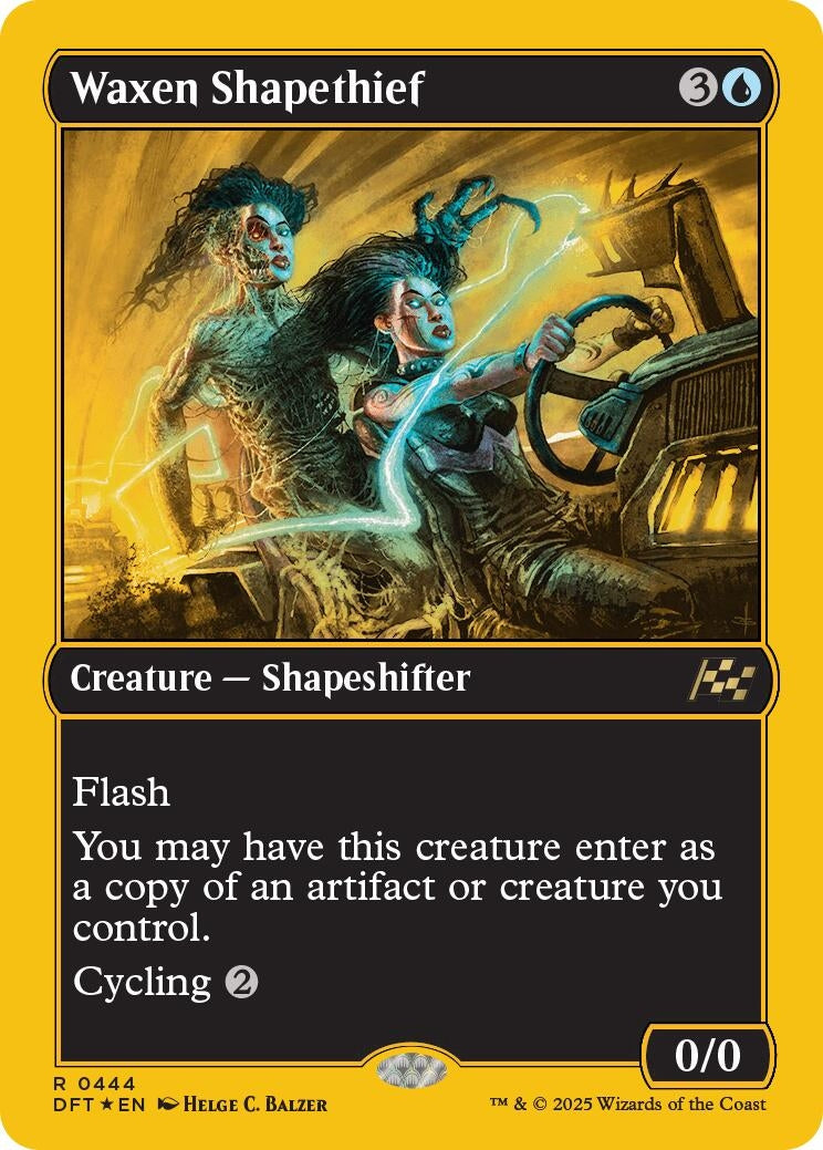 Image for Waxen Shapethief (First-Place Foil) (444) (DFT) - Magic: The Gathering