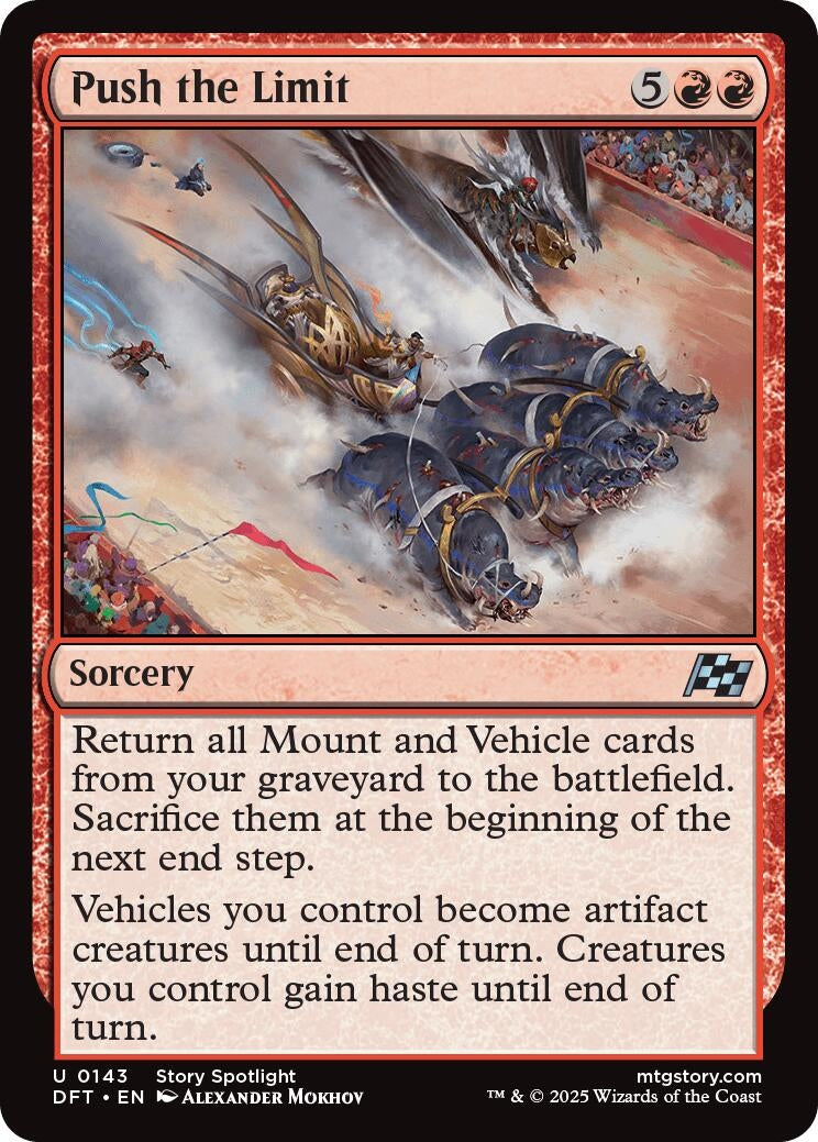 Image for Push the Limit (143) (DFT) - Magic: The Gathering