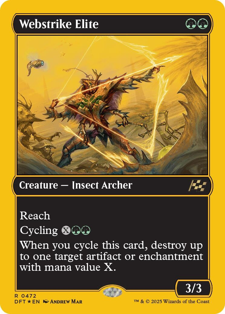 Image for Webstrike Elite (First-Place Foil) (472) (DFT) - Magic: The Gathering