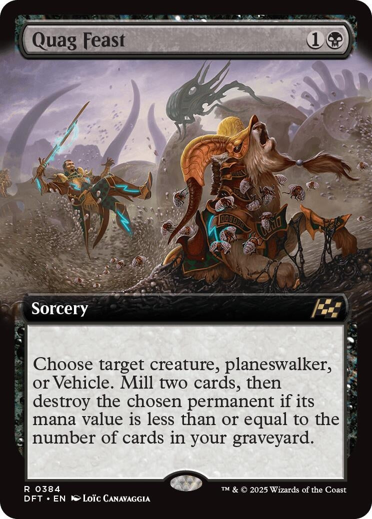 Image for Quag Feast (Extended Art) (384) (DFT) - Magic: The Gathering