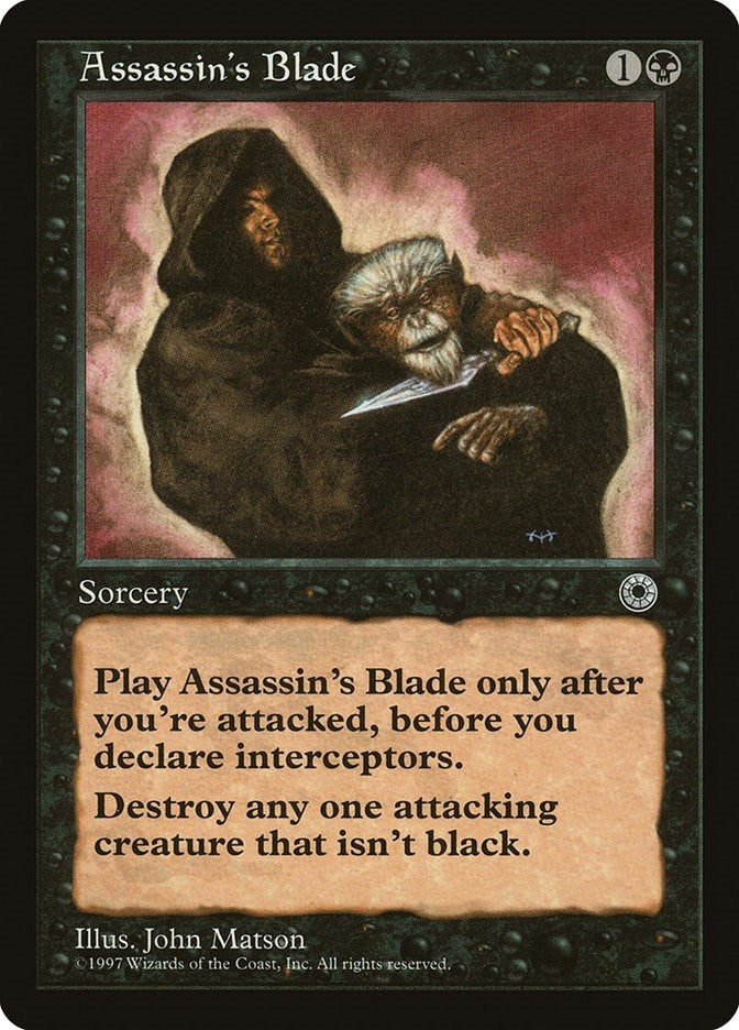 Image for Assassin's Blade (POR) - Magic: The Gathering