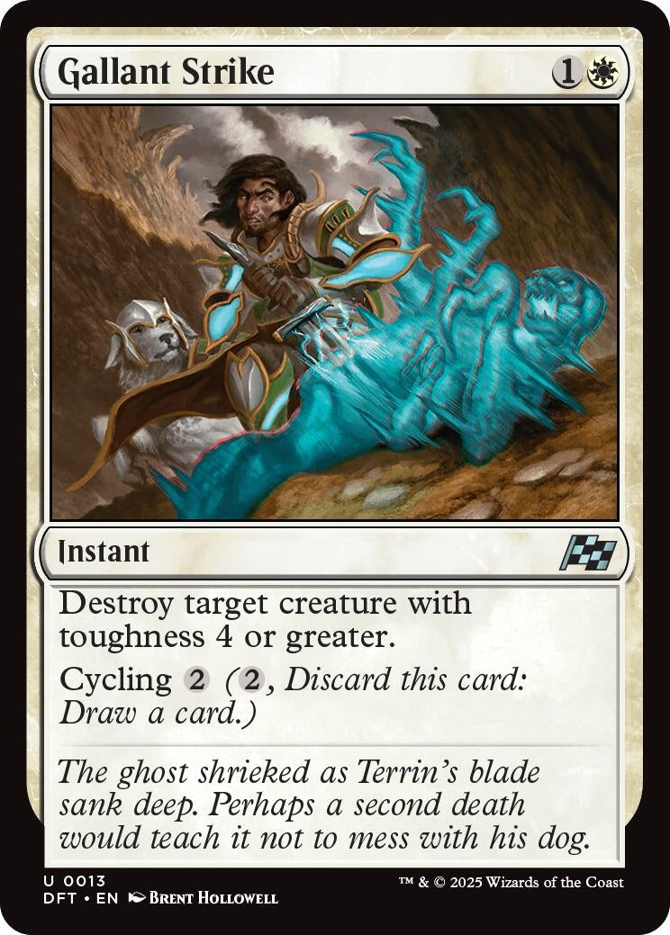 Image for Gallant Strike (13) (DFT) - Magic: The Gathering