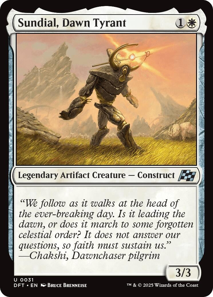 Image for Sundial, Dawn Tyrant (31) (DFT) - Magic: The Gathering