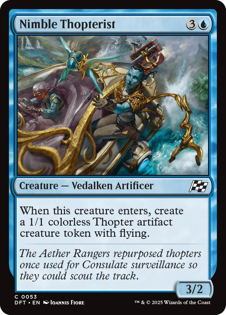 Image for Nimble Thopterist (53) (DFT) - Magic: The Gathering
