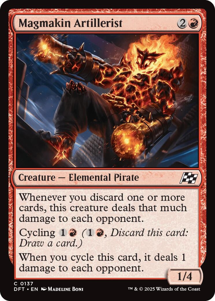 Image for Magmakin Artillerist (137) (DFT) - Magic: The Gathering