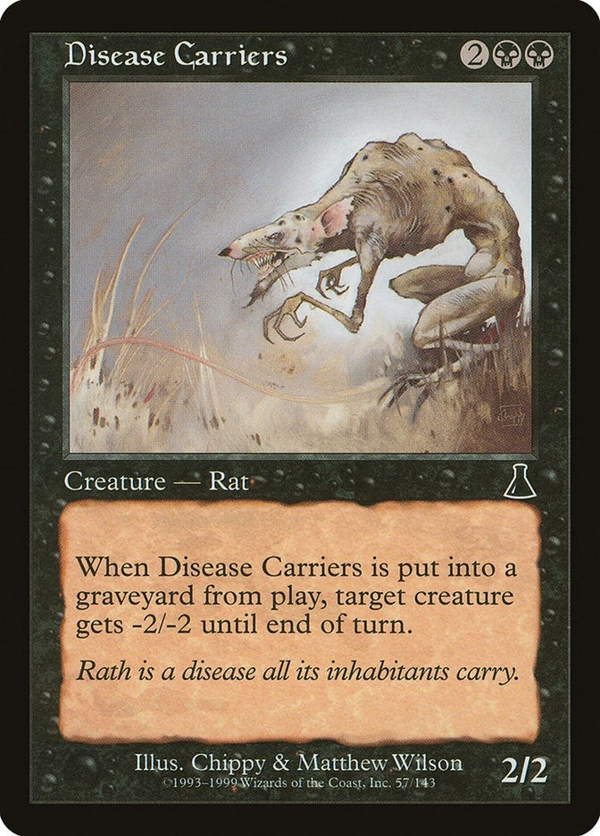 Image for Disease Carriers (57) (UDS) - Magic: The Gathering