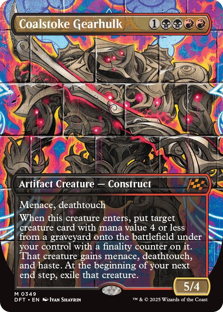Image for Coalstoke Gearhulk (Borderless) (349) (DFT) - Magic: The Gathering