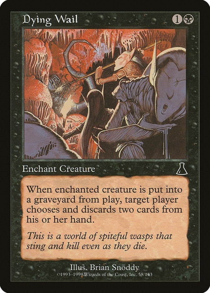 Image for Dying Wail (58) (UDS) - Magic: The Gathering