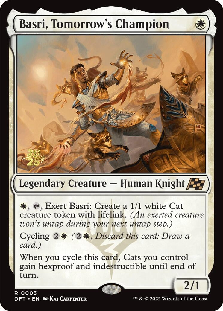 Image for Basri, Tomorrow's Champion (3) (PRE) - Magic: The Gathering