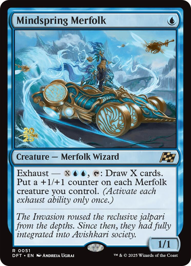 Image for Mindspring Merfolk (51) (PRE) - Magic: The Gathering