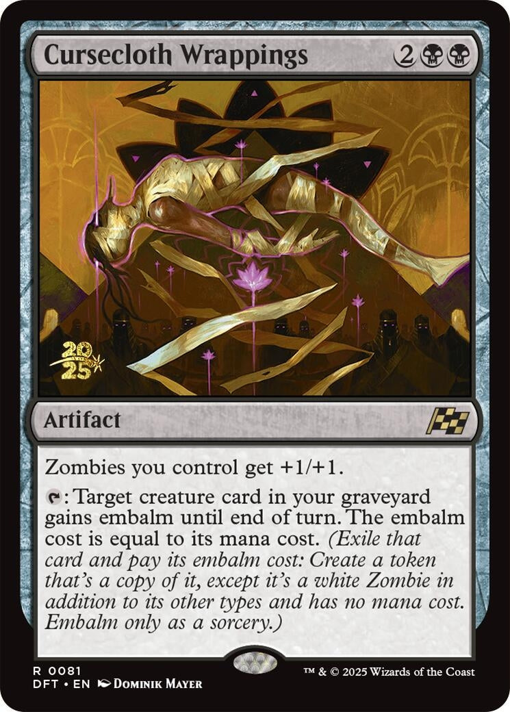 Image for Cursecloth Wrappings (81) (PRE) - Magic: The Gathering