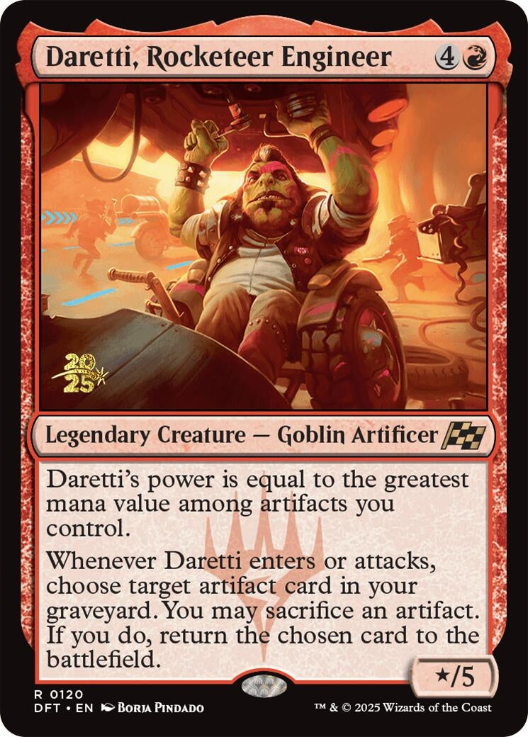 Image for Daretti, Rocketeer Engineer (120) (PRE) - Magic: The Gathering