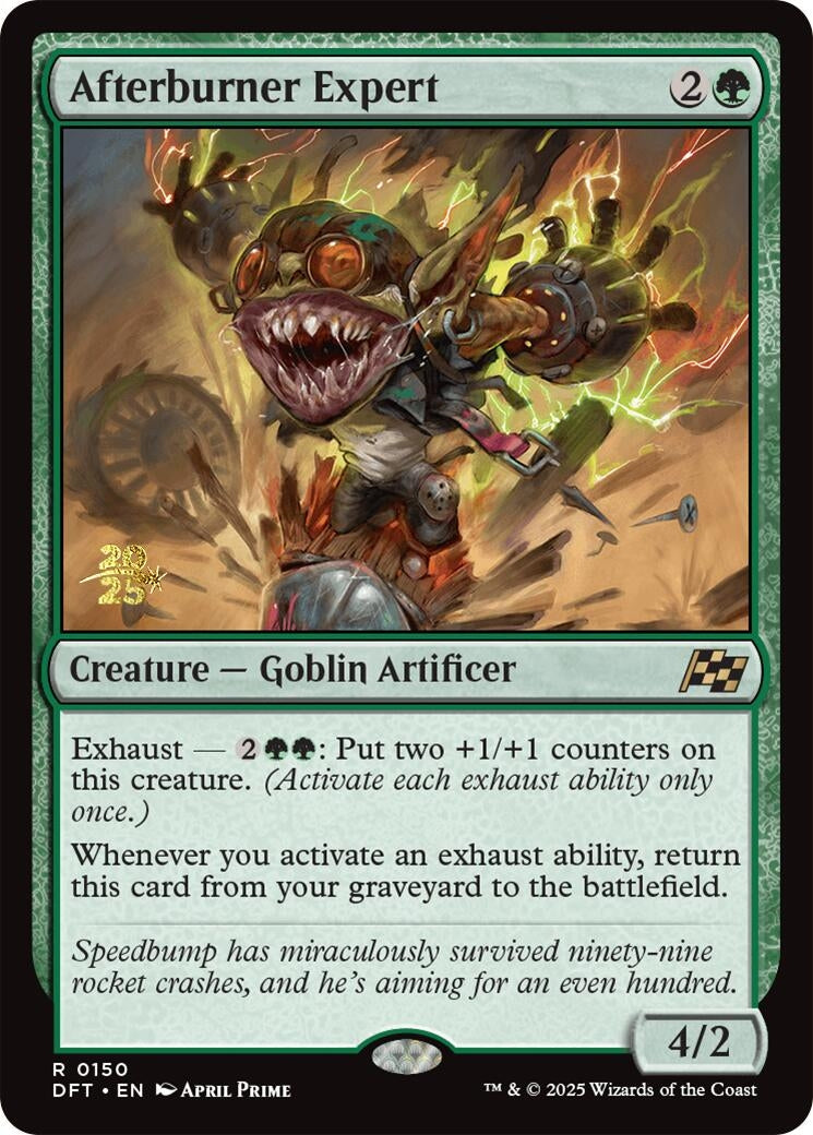 Image for Afterburner Expert (150) (PRE) - Magic: The Gathering