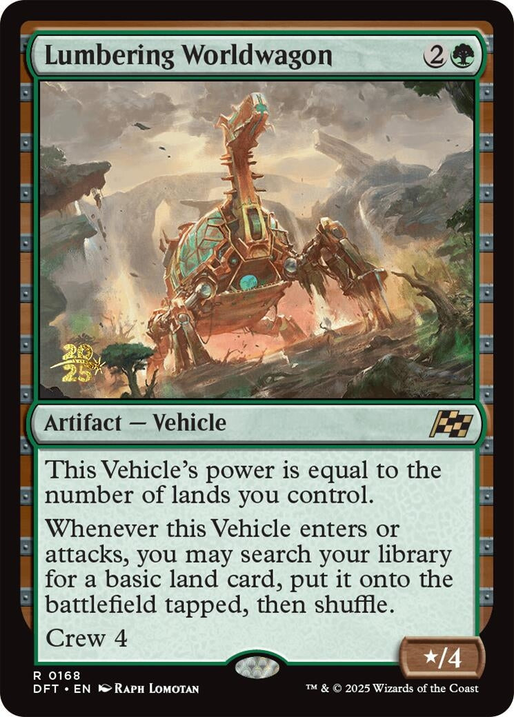 Image for Lumbering Worldwagon (168) (PRE) - Magic: The Gathering