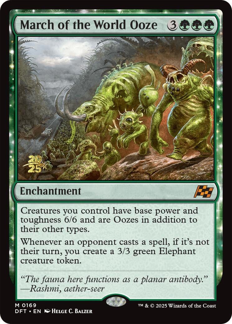 Image for March of the World Ooze (169) (PRE) - Magic: The Gathering