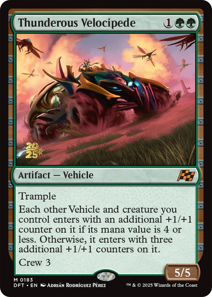 Image for Thunderous Velocipede (183) (PRE) - Magic: The Gathering