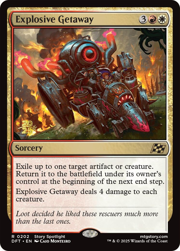 Image for Explosive Getaway (202) (PRE) - Magic: The Gathering
