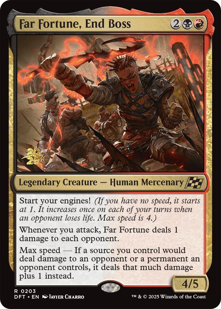 Image for Far Fortune, End Boss (203) (PRE) - Magic: The Gathering