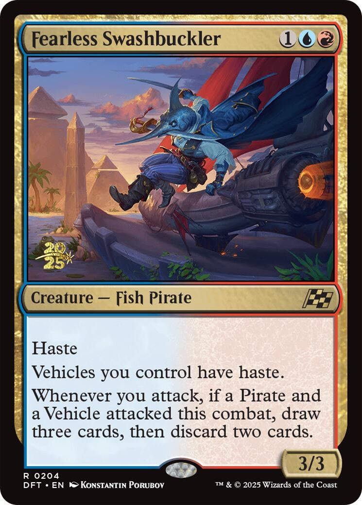 Image for Fearless Swashbuckler (204) (PRE) - Magic: The Gathering
