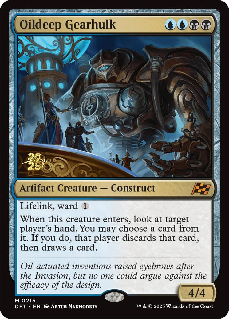 Image for Oildeep Gearhulk (215) (PRE) - Magic: The Gathering