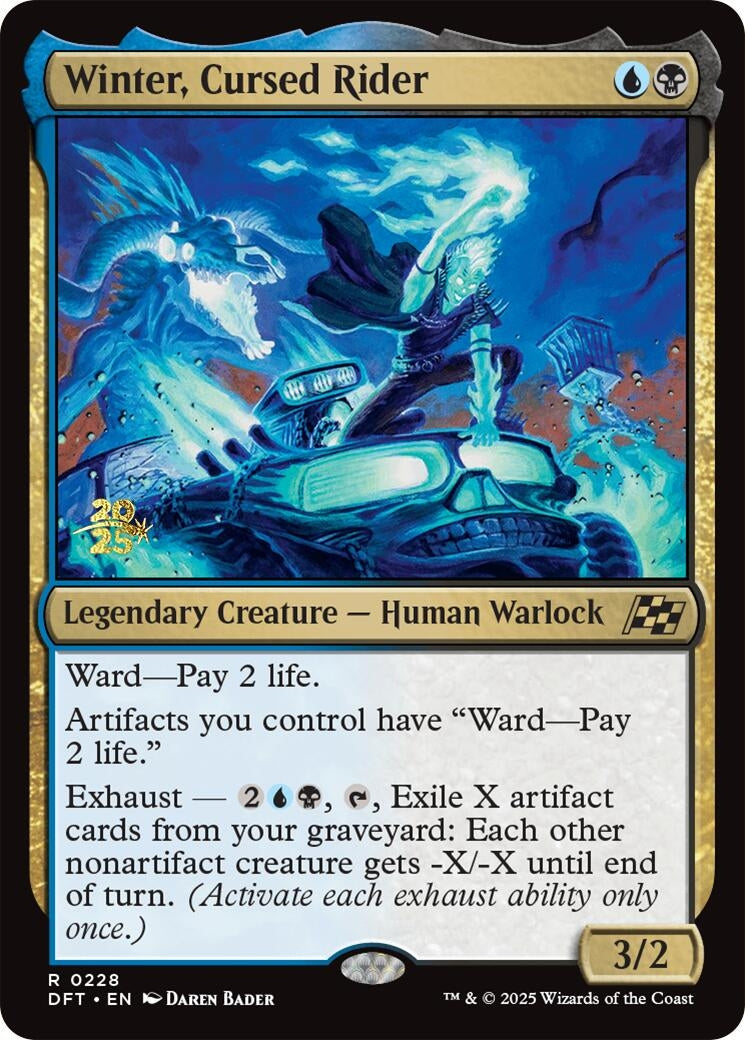 Image for Winter, Cursed Rider (228) (PRE) - Magic: The Gathering