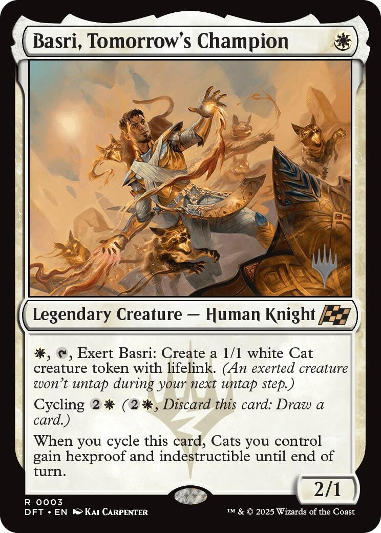 Image for Basri, Tomorrow's Champion (3) (PPDFT) - Magic: The Gathering