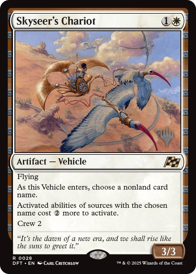 Image for Skyseer's Chariot (28) (PPDFT) - Magic: The Gathering