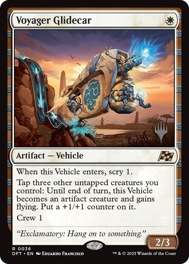 Image for Voyager Glidecar (36) (PPDFT) - Magic: The Gathering