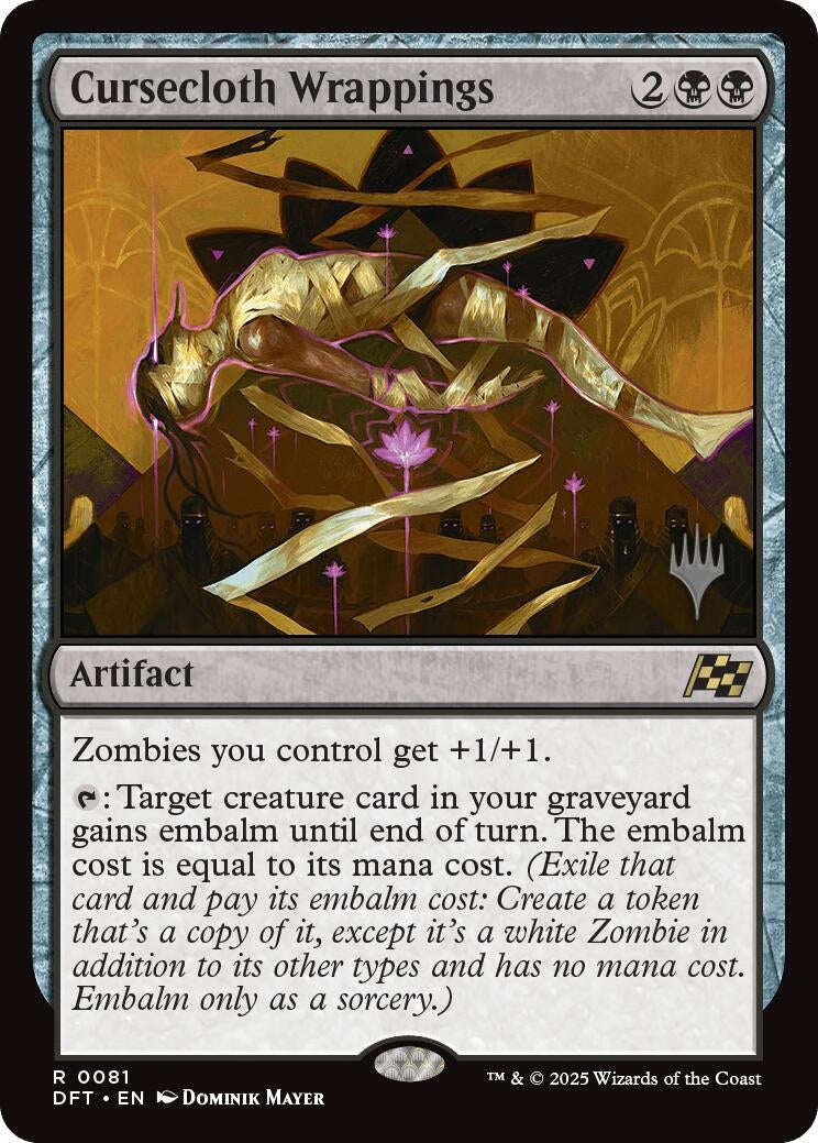 Image for Cursecloth Wrappings (81) (PPDFT) - Magic: The Gathering