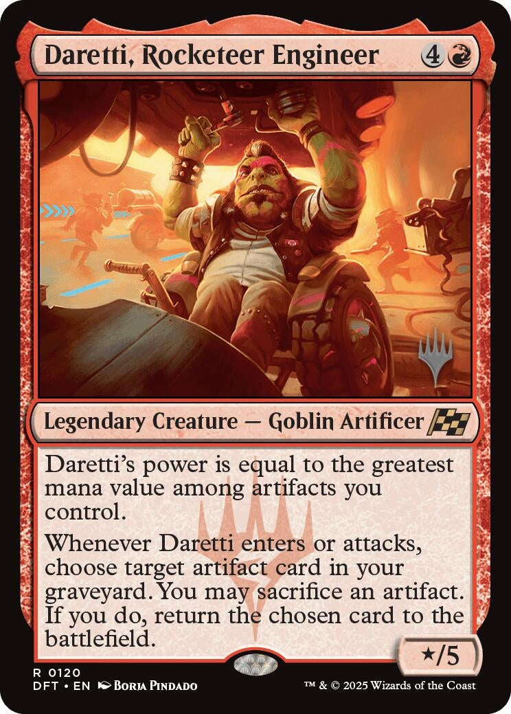 Image for Daretti, Rocketeer Engineer (120) (PPDFT) - Magic: The Gathering