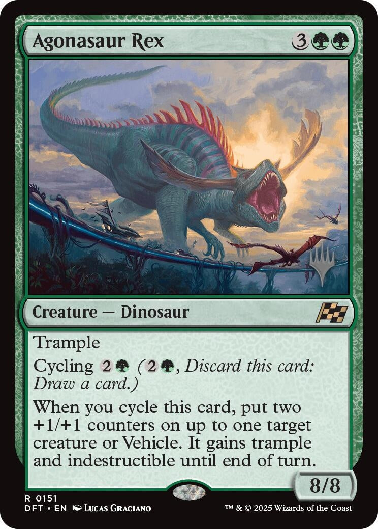 Image for Agonasaur Rex (151) (PPDFT) - Magic: The Gathering