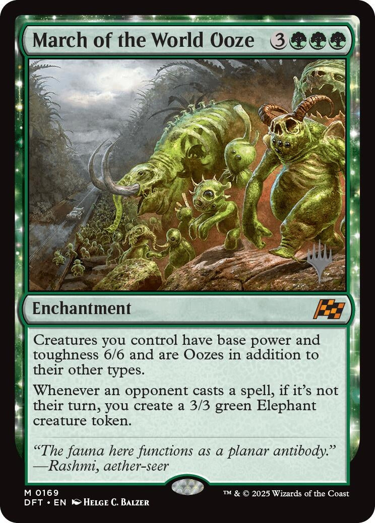 Image for March of the World Ooze (169) (PPDFT) - Magic: The Gathering
