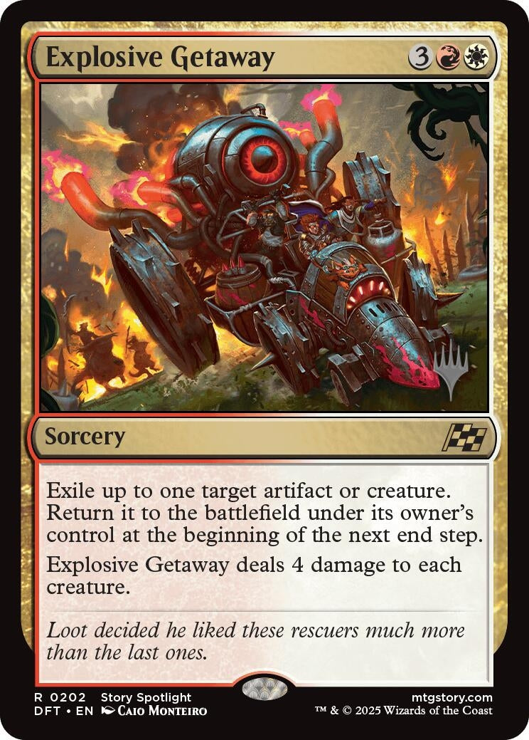 Image for Explosive Getaway (202) (PPDFT) - Magic: The Gathering