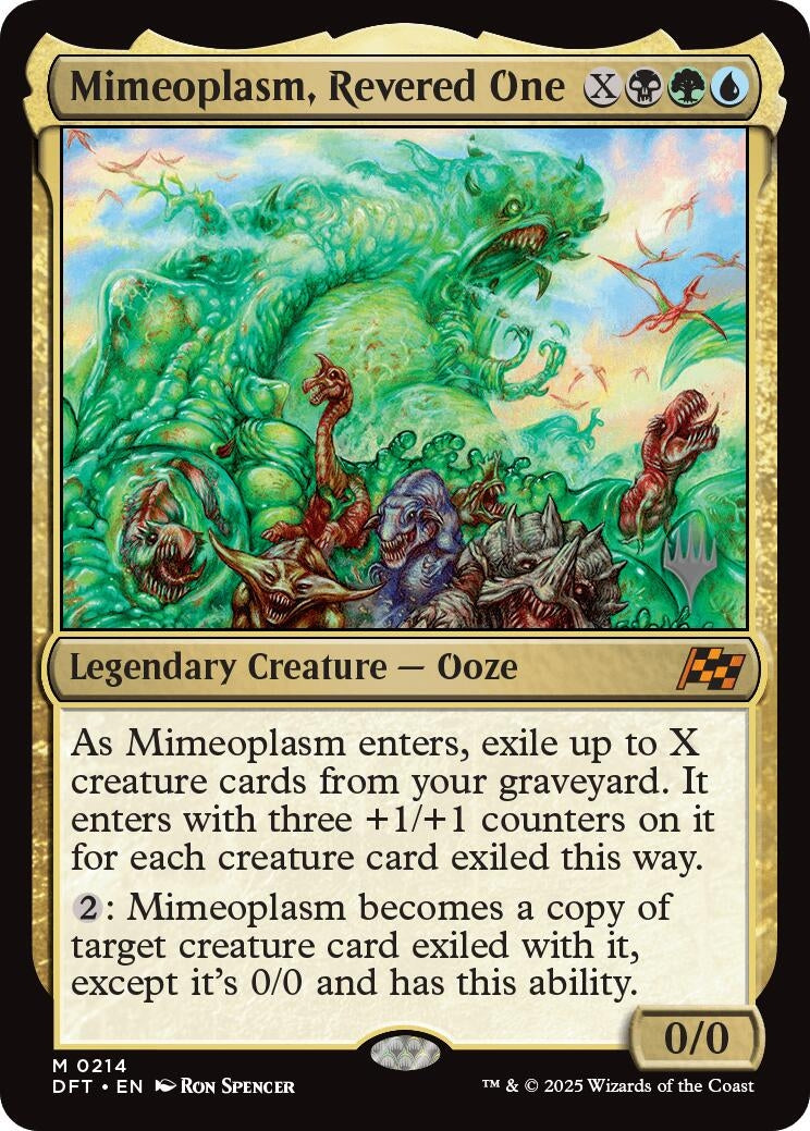Image for Mimeoplasm, Revered One (214) (PPDFT) - Magic: The Gathering