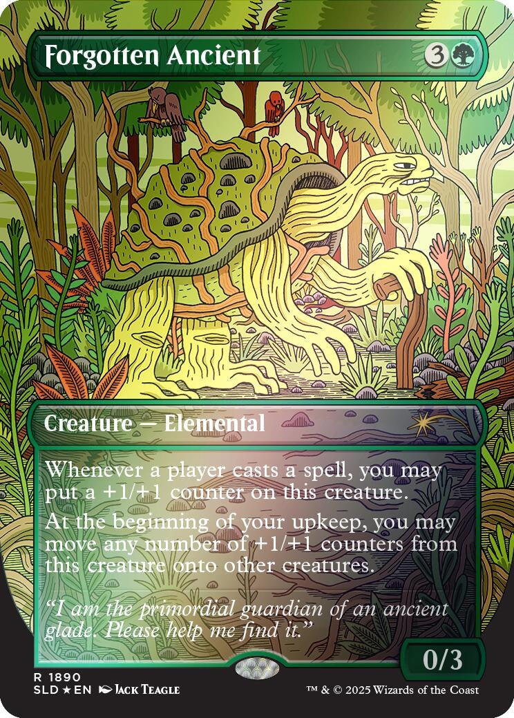 Image for Forgotten Ancient (Rainbow Foil) (1890) (SLD) - Magic: The Gathering
