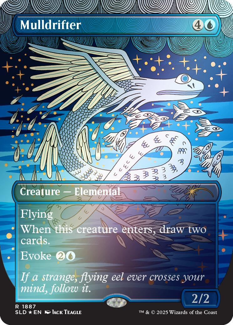 Image for Mulldrifter (Rainbow Foil) (1887) (SLD) - Magic: The Gathering