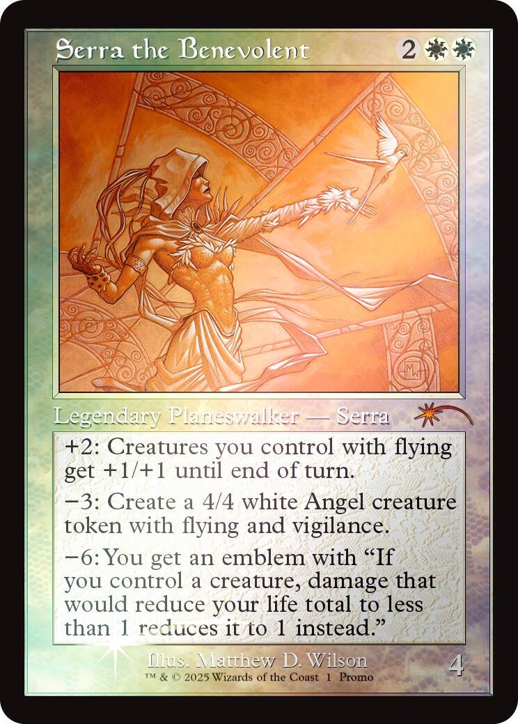 Image for Serra the Benevolent (Retro Frame) (1) (MFP) - Magic: The Gathering