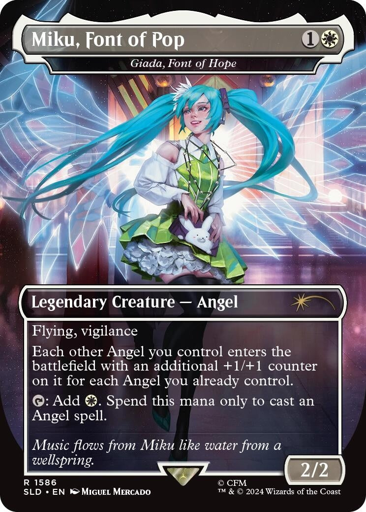 Image for Miku, Font of Pop - Giada, Font of Hope (1586) (SLD) - Magic: The Gathering