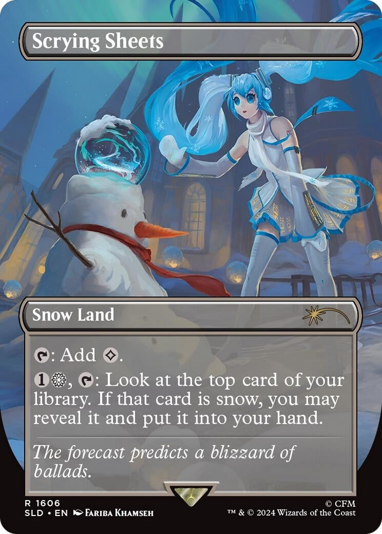 Image for Scrying Sheets (1606) (SLD) - Magic: The Gathering