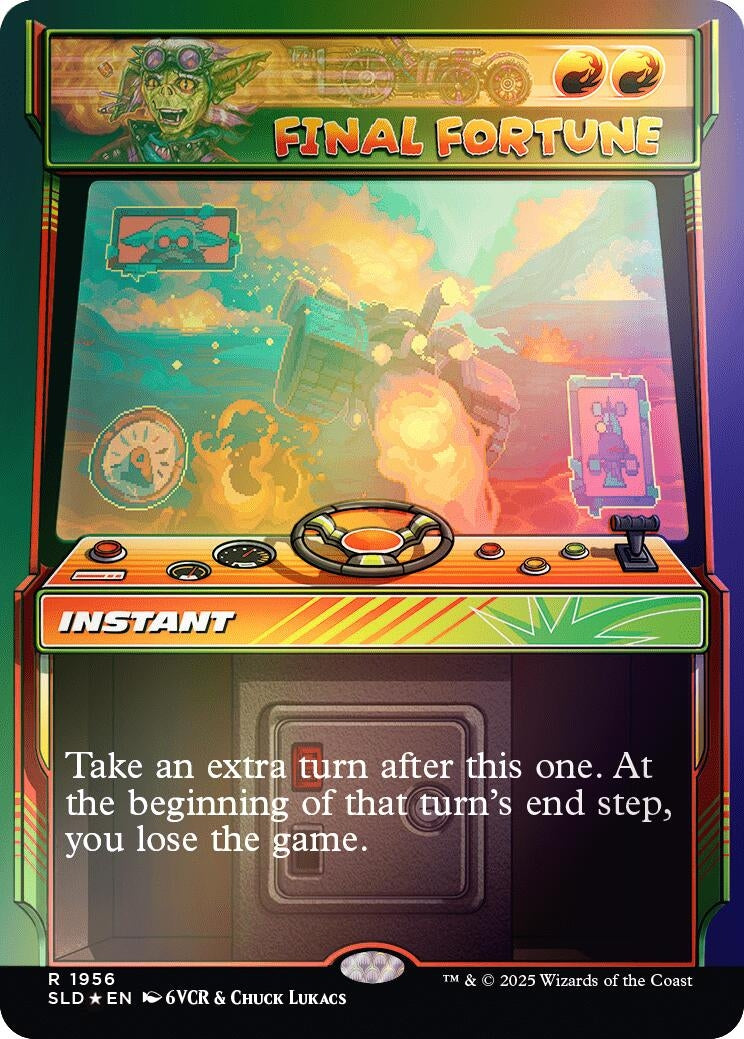 Image for Final Fortune (Rainbow Foil) (1956) (SLD) - Magic: The Gathering