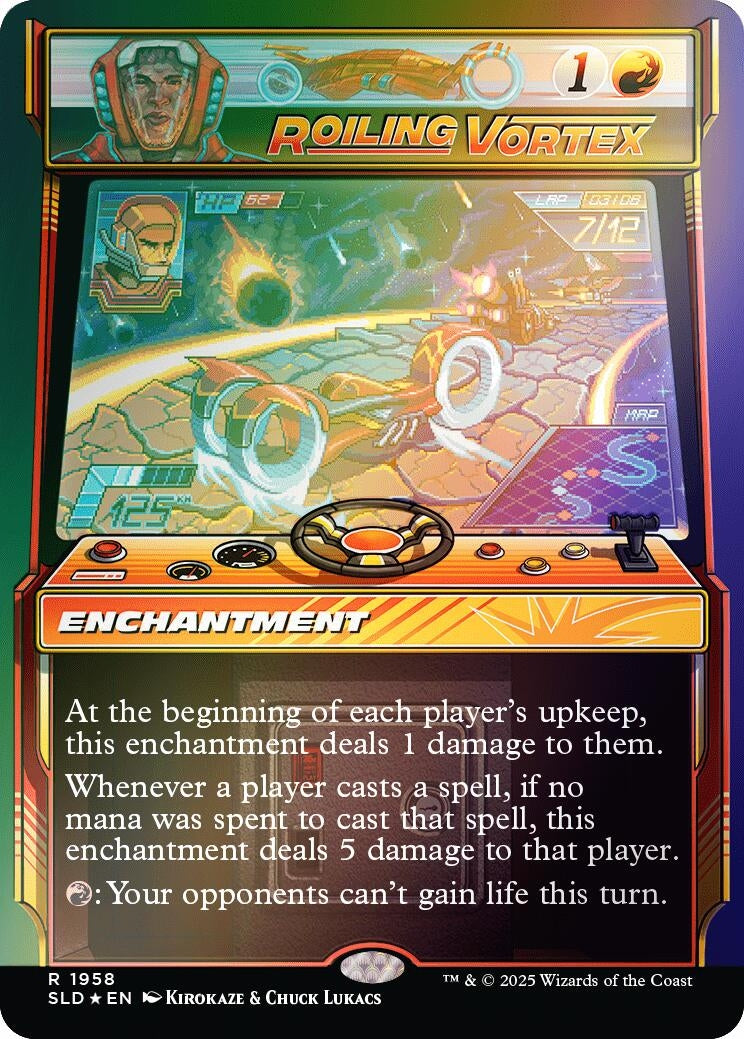 Image for Roiling Vortex (Rainbow Foil) (1958) (SLD) - Magic: The Gathering